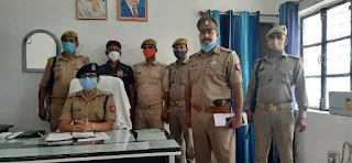 जालौन: माधौगढ़ पुलिस द्वारा इनामियां अभियुक्त गिरफ्तार -पुलिस अधीक्षक जालौन