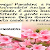 Mensagem de Aniversário Amiga Parabéns Feliz aniversário