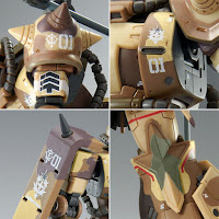 P-Bandai HG 1/144 ZAKU HIGH MOBILITY SURFACE TYPE (EGBA) Color Guide & Paint Conversion Chart