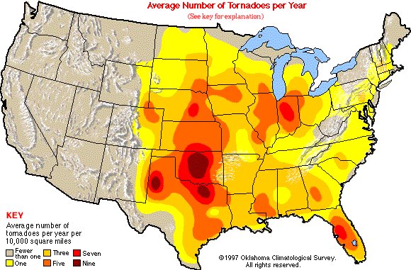 tornado alley. The New Tornado Alley and Ohio