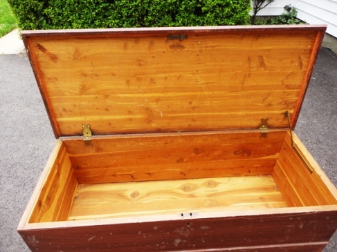 antique cedar blanket chest