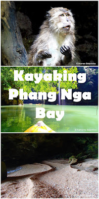 Travel the World: A unique experience while traveling to Thailand is kayaking through Phang Nga Bay’s karsts and hongs.