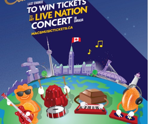 Mac's & Cadbury Win Tickets To Live Nation Concert Contest