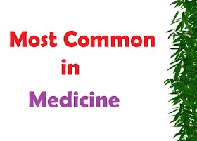 Most important 500 "Most Common"  in medicine الاكثر شيوعا في الطب