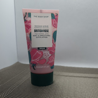 British rose shower scrub 50 ml