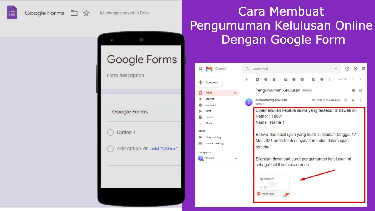 Cara Membuat Pengumuman Kelulusan Online Dengan Google Form