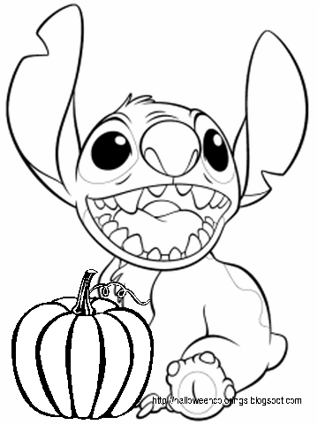 Coloring Pages Disney Halloween 7