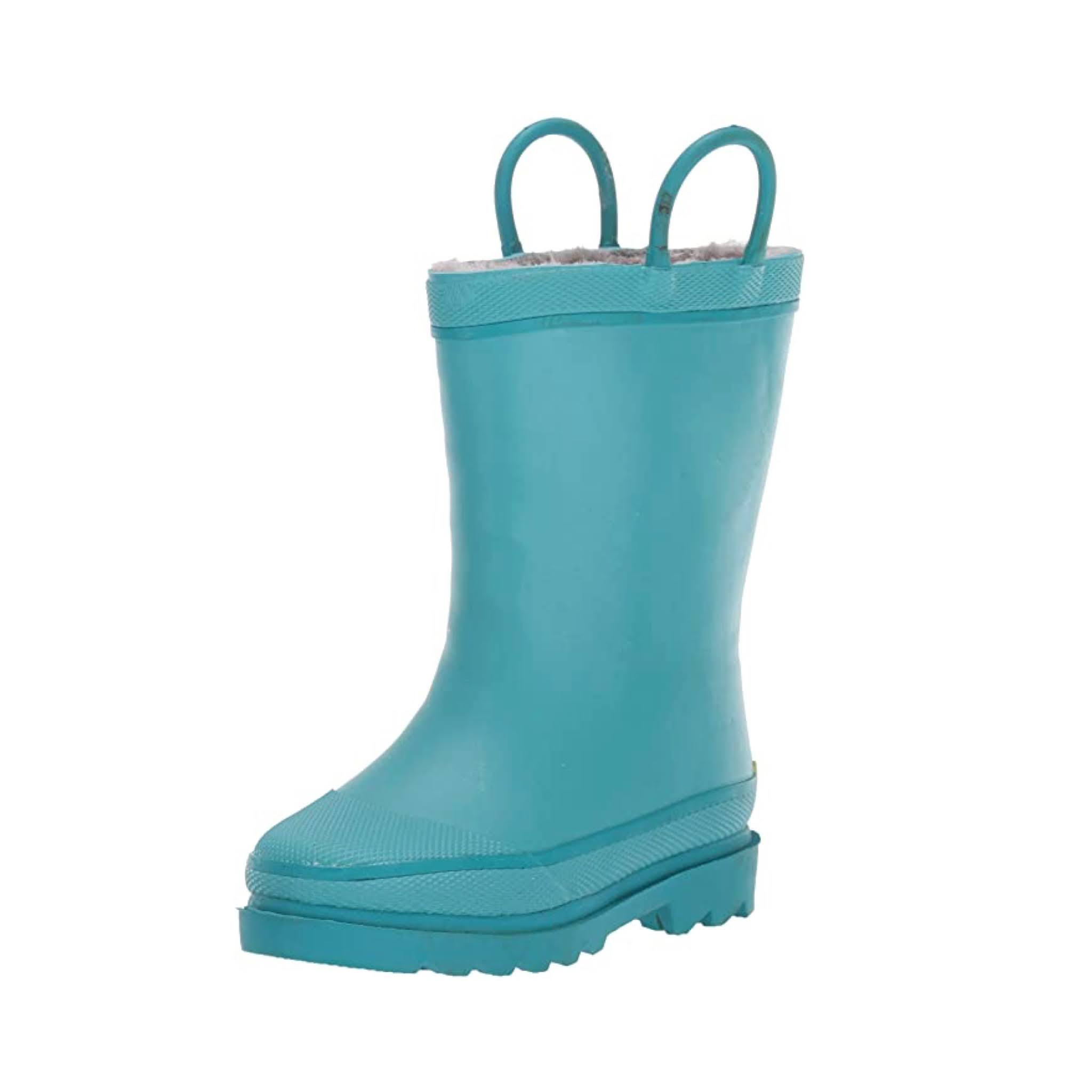 Kids Teal Rain Boots from Amazon