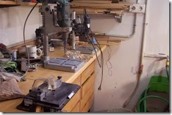 taladro y mesa fresado dremel