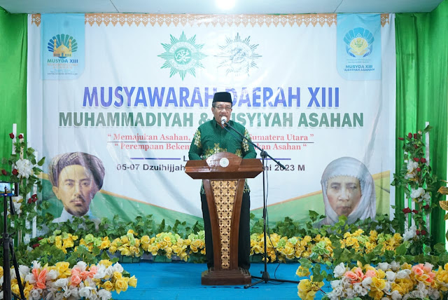 Wabup Asahan Hadiri Musyda Muhammadiyah XIII dan Aisyiyah Asahan