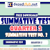 SUMMATIVE TEST (QUIZ NO. 2 WK 3-4)  FOR  SY 2023-2024, FREE DOWNLOAD