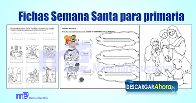 Fichas Semana Santa para primaria