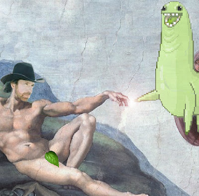 parody the creation of adam