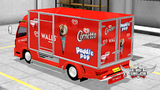 Livery Mod Truck Canter Box Es Krim Walls - Gudang Livery ...