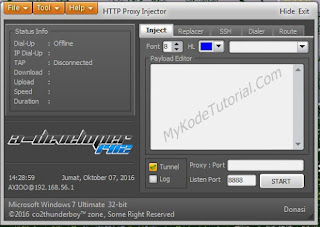 Internet Gratis Menggunakan HTTP Injector PC