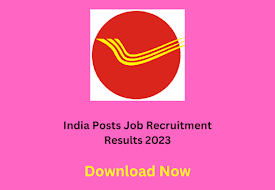 India Posts Job Recruitment Results 2023