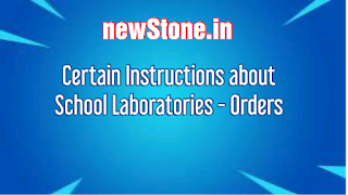 Certain Instructions about School Laboratories - Orders