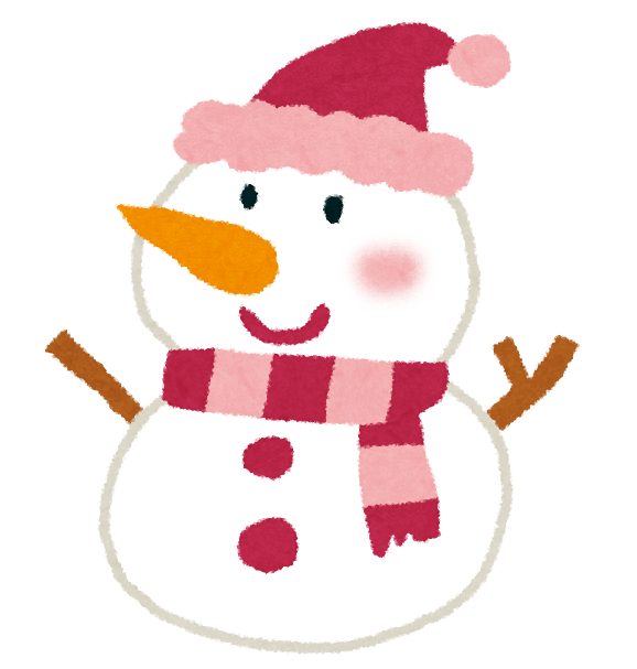 クリスマスのイラスト 雪だるま かわいいフリー素材集 いらすとや