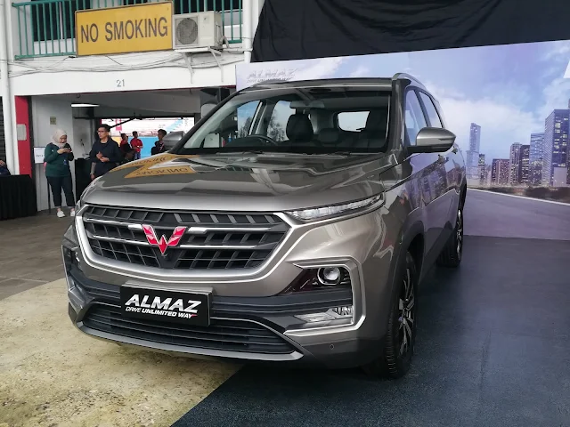 test drive wuling almaz