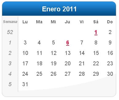 calendario 2011 usa. calendario 2011 mexico.