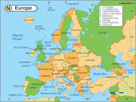 Europe map 2010