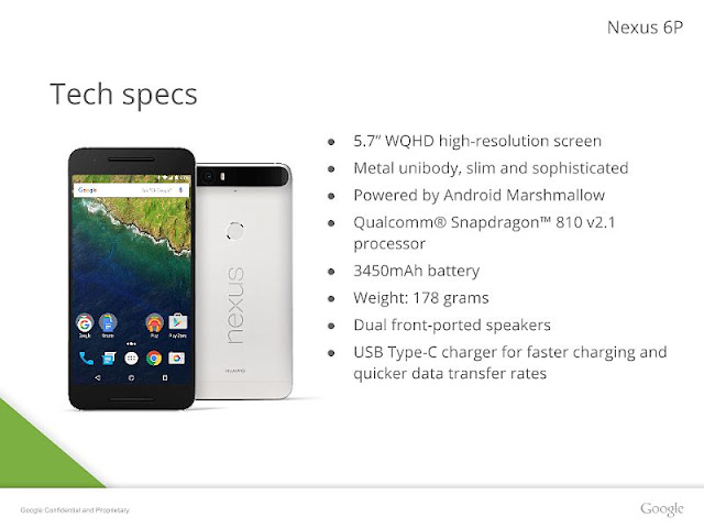 Huawei Google Nexus 6P Smartphone Released Today