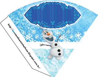 Olaf de Frozen Sonriendo: Imprimibles Gratis para Fiestas. 