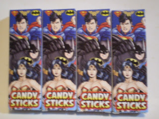 Back of Batman Candysticks box version 1