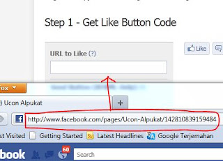 Cara Membuat Tombol Like Facebook  Fan Page Blogspot
