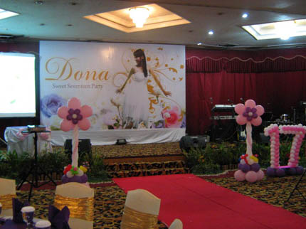 BALON DEKORASI SWEET SEVENTEEN Jasa Dekorasi Balon dan 