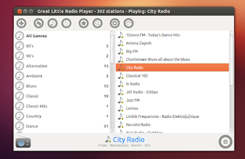 Great Little Radio Player su Ubuntu