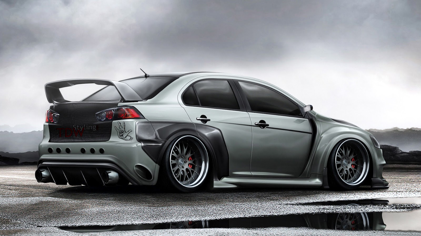 FreeArtTech: Oh yeah  Mitsubishi lancer evolution X 