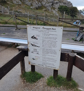 Toboggan run on the Great Orme in Llandudno