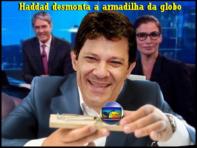 Resultado de imagem para haddad jornal nacional