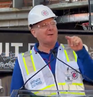 Steve Ballmer excited about toilets in Clippers new arena, 3/7/2023