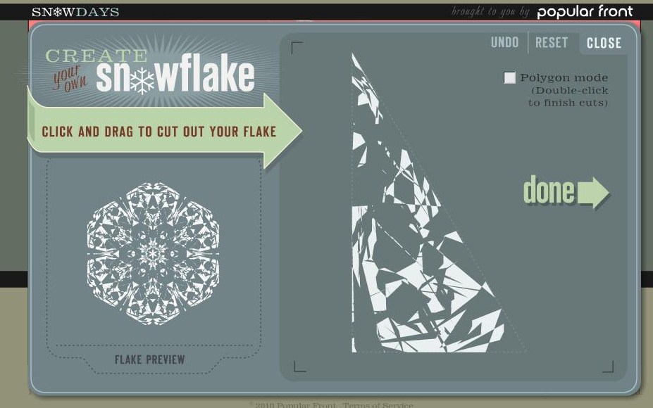 Yao Khuan: Create your own snowflake!