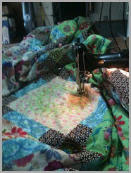 Puddled King Bedspread Size Quilt