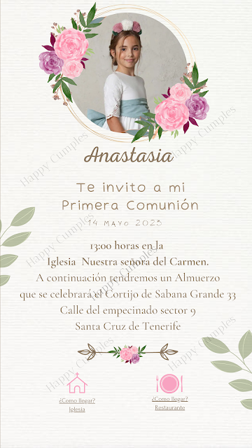 Invitaciones digitales personalizadas