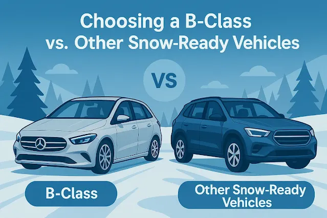 ベンツBクラス vs 他の雪道対応車：比較で見える選び方