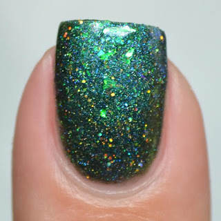 blue green color shifting nail polish