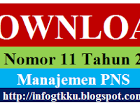 Download PP Nomor 11 tahun 2017 Managemen PNS (pdf)