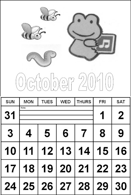 calendar 2010 october. Calendar 2010 of October