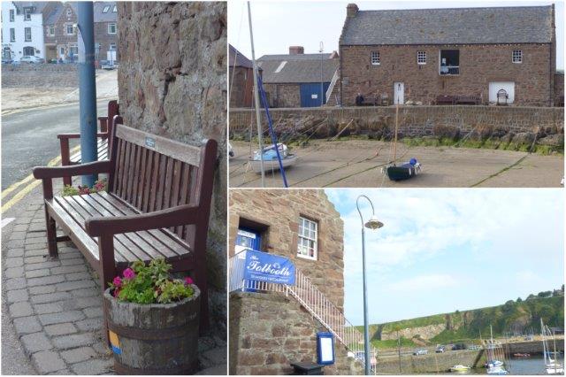 Exterior de The Tolbooth y puerto de Stonehaven