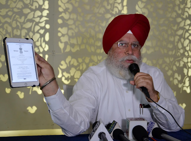 S S Ahluwalia today called media to clarify his speech on Gorkhaland on Independence Day.