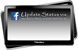 Cara Update Status Facebook Melalui Blackberry