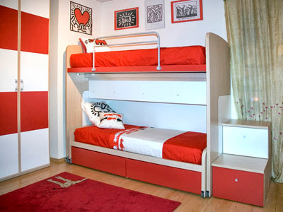 Quarto em Vermelho