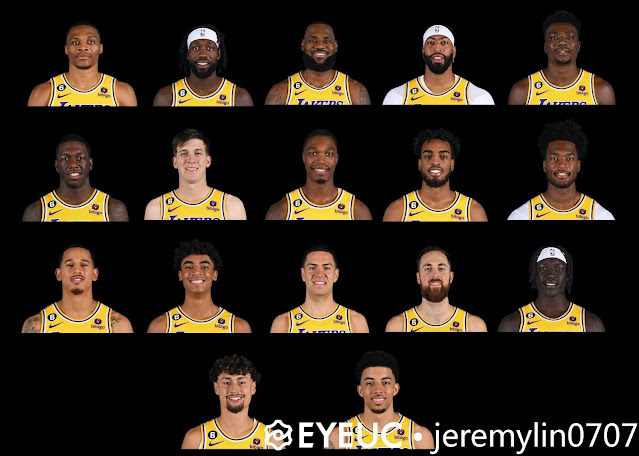 Los Angeles Lakers 22-23' Headshots