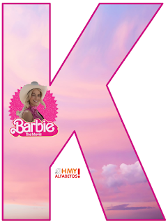 Abecedario de Barbie la Película con Barbie con Disfraz de Vaquera. Barbie the Movie Abc with Barbie with Cowgirl Costume.