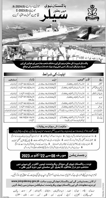 Pakistan Navy Jobs 2023 | How to Join Pakistan Navy