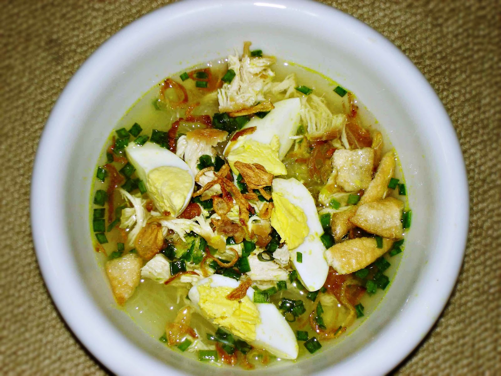 Resep soto ayam betawi komplit